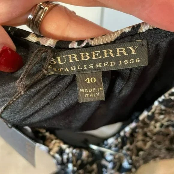 NWT Burberry Ladies Zip Front Sily Soft Tank Top Retail $695 - Picture 10 of 11